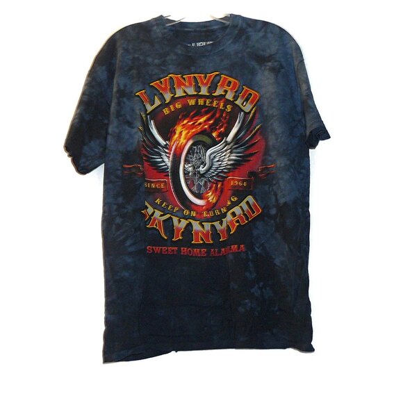 Lynyrd Skynyrd Other - Lynyrd Skynyrd Tie Dye Big Wheels Keep On Turning Size Large